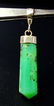 Natural & unheated~ Green Chrysoprase Pendant With - 4