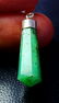 Natural & unheated~ Green Chrysoprase Pendant With - 4
