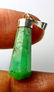 Natural & unheated~ Green Chrysoprase Pendant With - 8