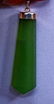 Natural & unheated~ Green Serpentine Pendant With - 2