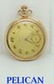 Vintage PELICAN 17J Pocket Watch 1920s Size 13* Good - 2