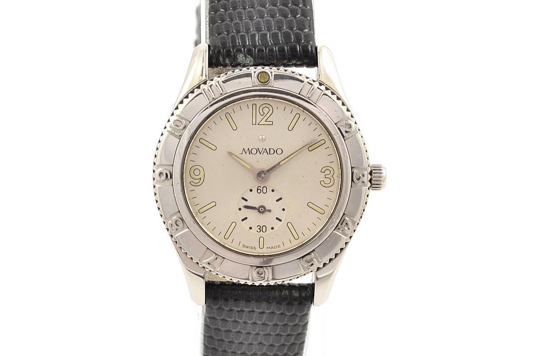 Movado, Gentry Sub Second Dial: Title: Gentry Sub Second Dial Brand: Movado Description: Age: 1990’s Condition: Used, Working Condition, Watch Keeps Time Model Name: Pre-Owned and Collectible Movado Gentry Quartz Ladies Watch Stai