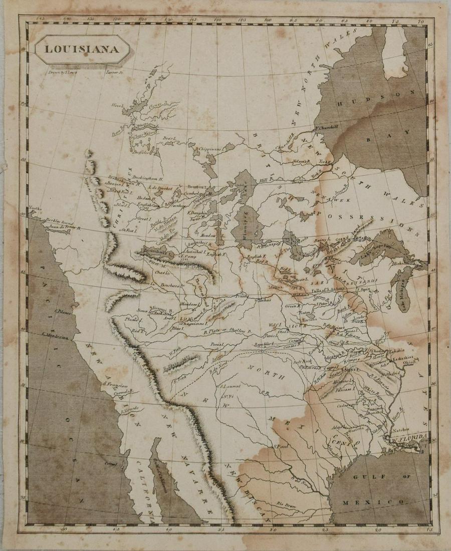 1803 Arrowsmith/Lewis Map of Western North America -- (1 of 1)