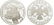 1994 Russia Large Silver 1 OZ Proof 3 Roubles Nativity