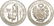 Extra Rare 1996 Peru Lrg.Silver piedfort 20 S Olympic