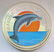 1998 Palau Large Color Silver Proof $5 Dolphin/Neptun;