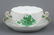Pair of Herend Chinese Bouquet Green Cream Soup Bowls - 2