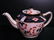 Sadler Ironstone Cobalt, Gold, and Red Floral Ceramic - 3