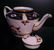 Sadler Ironstone Cobalt, Gold, and Red Floral Ceramic - 5
