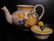 Red Wing Brittany Yellow Roses Teapot - 4