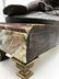 Patinated Metal and Marble Figural Mantel Clock - 17