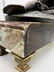Patinated Metal and Marble Figural Mantel Clock - 18