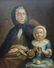 "C. A. Coypel" Oil on Canvas "Mending a Glove"
