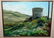 72 Hawaii Koa Oil Painting Water Tower Tomi Olson - 2