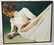 70s Hawaii Oil Painting Reclining Woman Niki Fuller - 8
