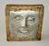 Sculpture Rectangular Silver Face by Olen L Bryant