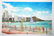 Watercolor Painting Waikiki Diamond Head L. Segedin