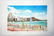 Watercolor Painting Waikiki Diamond Head L. Segedin - 2