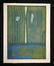 1976 Japanese Print Moon Bamboo Hiroyuki Tajima