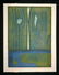 1976 Japanese Print Moon Bamboo Hiroyuki Tajima - 3