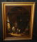 Vintage Dutch Interior Scene Oil Painting Repro - 4
