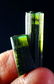 Natural & unheated~ Grenn Cap Tourmaline Crystal - 8