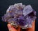 Fluorite Specimen ,Blue Fluorite Crystals with Phantoms - 4