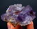 Fluorite Specimen ,Blue Fluorite Crystals with Phantoms - 9
