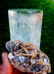Aquamarine , Natural Aquamarine Crystal Muscovite Mica - 4