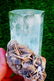 Aquamarine , Natural Aquamarine Crystal Muscovite Mica - 6