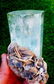 Aquamarine , Natural Aquamarine Crystal Muscovite Mica - 8