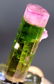 Tourmaline Crystal , Terminated And Undamaged Bi-color - 8