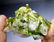 39.8 Grams Green tourmaline Cluster Combined With - 3