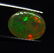 1.18 Ctw Natural Ethiopian Multi-Color Fire Opal Oval - 2