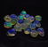 4.89 Ctw Natural 19 Drilled Pear Multi-Color Fire Opal