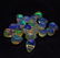 4.89 Ctw Natural 19 Drilled Pear Multi-Color Fire Opal - 2