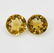 3.68 Ctw Natural Yellow Citrine Round Pair