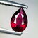 0.63 ct Natural Rubelite Tourmaline Pear Cut