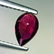 0.63 ct Natural Rubelite Tourmaline Pear Cut - 5