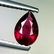 0.63 ct Natural Rubelite Tourmaline Pear Cut - 6