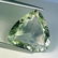 Natural Green Amethyst Triangle Cut 8.96 ct