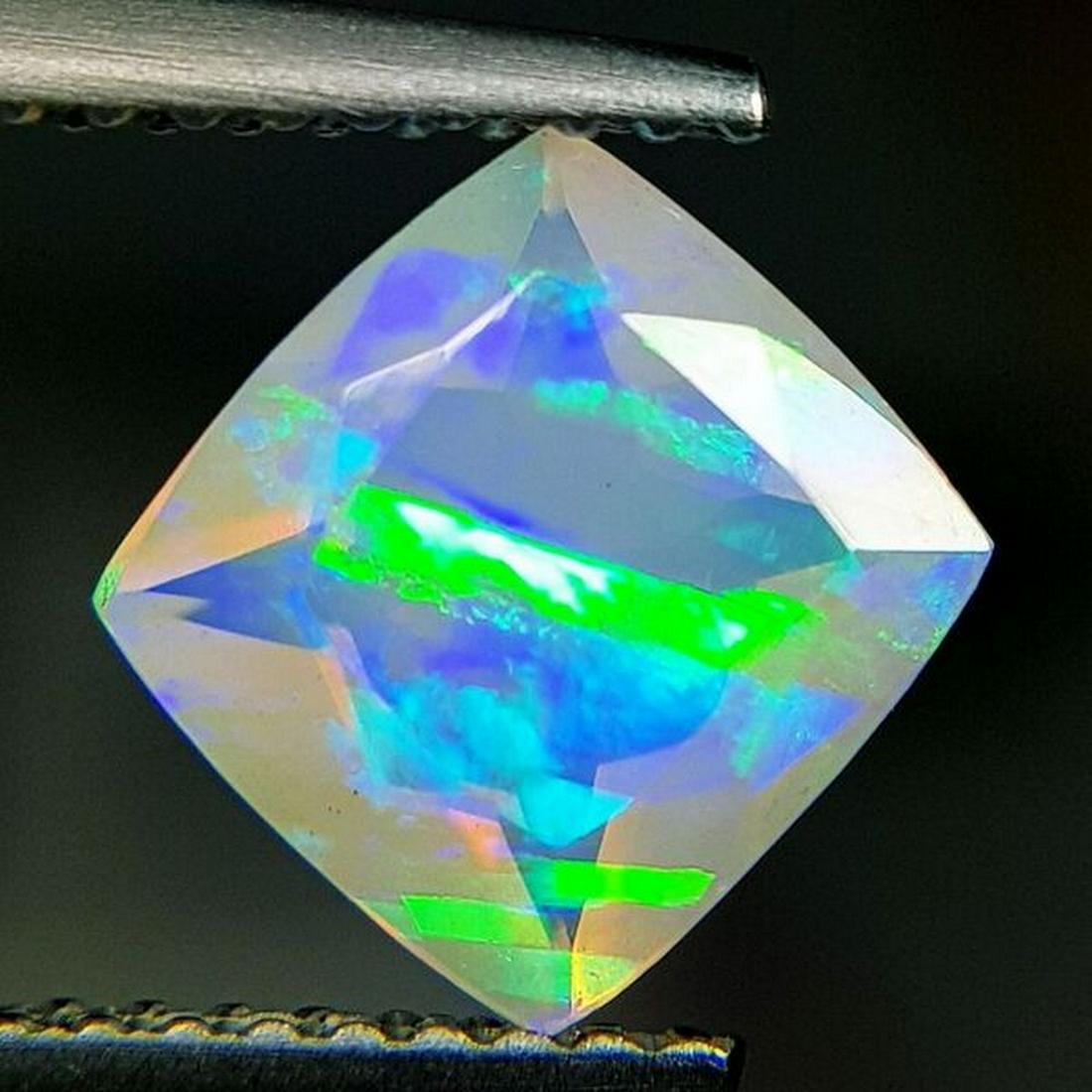 Natural Fire Opal Cushion Cut 1.21 ct (1 of 6)