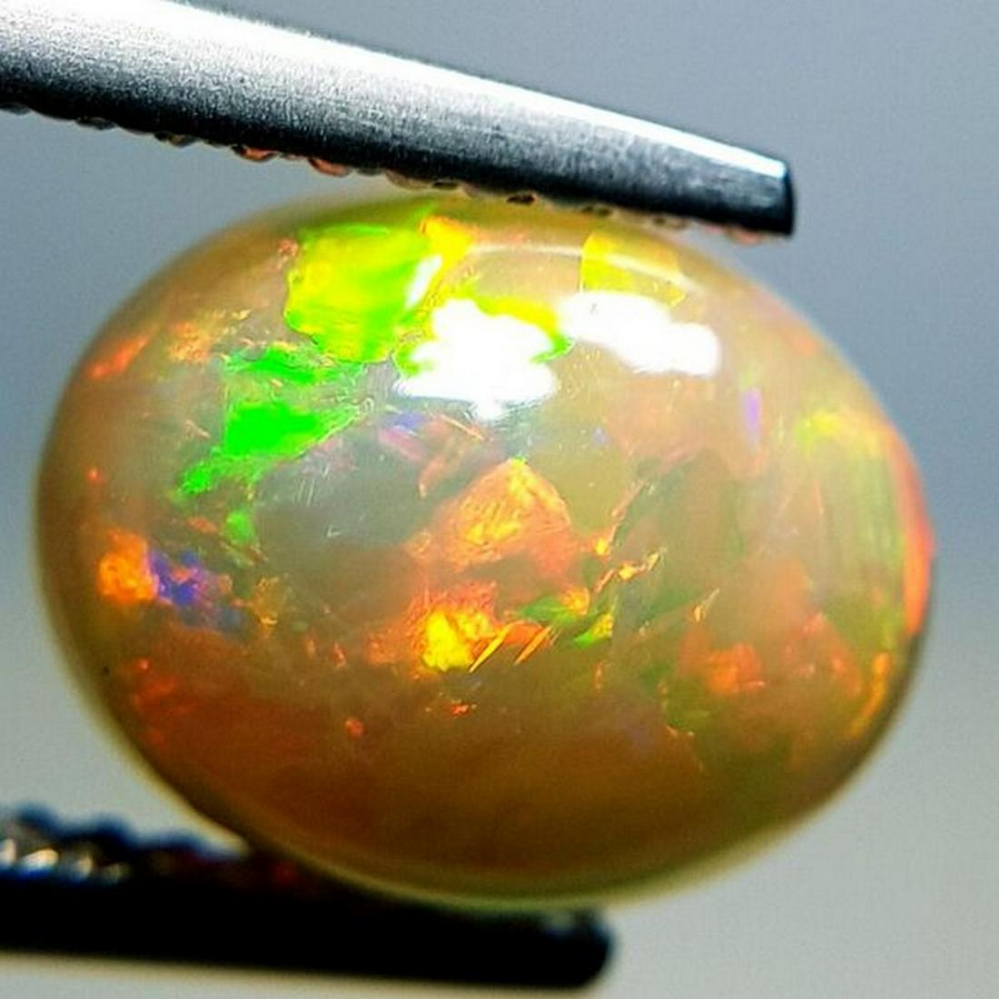 Natural Fire Opal Oval Cabochon 2.10 ct (1 of 6)