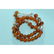 49 g. Natural Baltic amber rosary / mala cognac color - 4