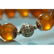49 g. Natural Baltic amber rosary / mala cognac color - 7