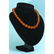 57 g. Vintage 100% natural Baltic amber necklace cognac