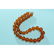 57 g. Vintage 100% natural Baltic amber necklace cognac - 2