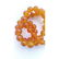 70 g. Vintage 100% natural Baltic amber necklace cognac - 10