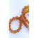 70 g. Vintage 100% natural Baltic amber necklace cognac - 4