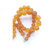 70 g. Vintage 100% natural Baltic amber necklace cognac - 5